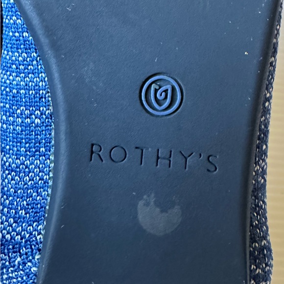 Rothy’s Marled Blue Pointed-Toe Flats - 7.5 - Picture 5 of 8